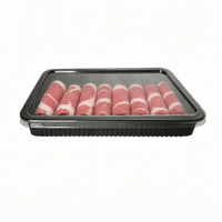 Contenants Premium de 240 g : Spécialement conçus pour des portions de viande standardisées, répondant aux besoins des marchés de détail haut de gamme et des restaurants.