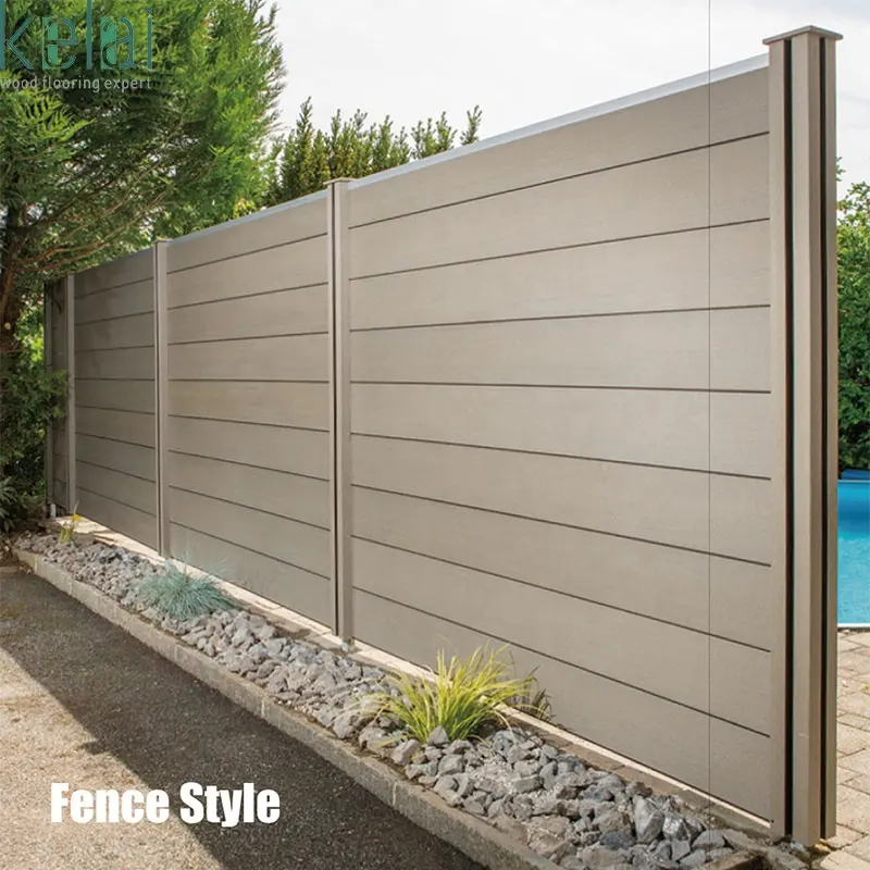 1.87M (W)* 1.85M(H) Kích Thước DIY WPC Gỗ Nhựa Composite Hàng Rào Riêng Tư Vườn Composite Hàng Rào Cho Ngoài Trời, Cedar Fence Board