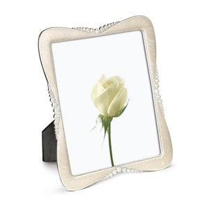 Elegant <b>Pearl</b> Decorated <b>Photo</b> <b>Frame</b> 200x250 Mm Crystal Picture <b>Frame</b> For Home Decor - Product Image 1