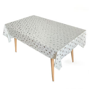 Camino de mesa de algodón de poliéster de terciopelo de hoja de oro de vacaciones nórdicas para <span class=keywords><strong>Amazon</strong></span> mantel estampado de Navidad de Año Nuevo transfronterizo para - Product Image 6