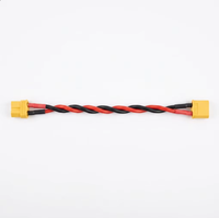 Câble d'alimentation XT60 mâle ou femelle 16AWG en cuivre pur, prise allume-cigare vers connecteur XT30 90 avec fusible, faisceau de câbles OEM personnalisé