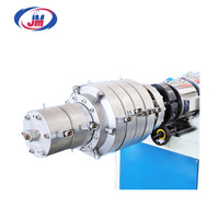 Línea de Extrusión de Tuberías de Plástico Controlada por PLC, Máquina para Fabricar Tuberías de Conducto Eléctrico de PVC