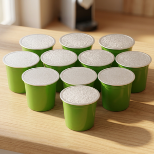 12 capsules de thé vert matcha Vertuo, poudre de thé instantanée, compatibles avec la machine à café - Product Image 1