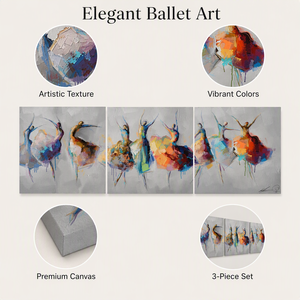 Peinture abstraite contemporaine de <span class=keywords><strong>danseuse</strong></span>, peinture à l'huile sur toile faite à la main, art moderne pour la décoration murale de studio, hôtel, hall - Product Image 2