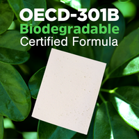 Feuilles de lessive biodégradables à base de noix de coco, nettoyage sans phosphate, marque OEM, enveloppe zéro plastique