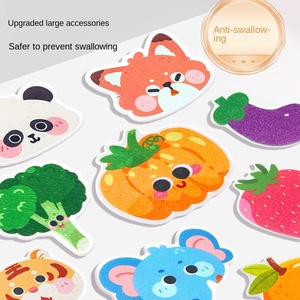 Material Educativo Montessori, <span class=keywords><strong>Libro</strong></span> de Tela Silencioso para Bebés de 2-3 Años, Juguetes de Educación Temprana, Diseño Seguro y Cerrado, PP-M150 - Product Image 4