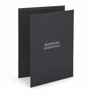 Cartella di Presentazione A4 Personalizzata con Goffratura, <span class=keywords><strong>Tasca</strong></span> a Taglio Ondulato e Slot per Carte, Cartella Portadocumenti <span class=keywords><strong>in</strong></span> Carta Opaca Laminata Antigraffio - Product Image 1