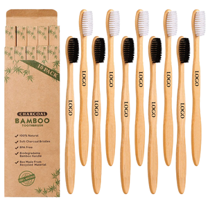 Manufacturer Personal Care Soft Natural ECO Bamboo Disposable Biodegradable Bamboo Hotel <strong>Toothbrush</strong> - Product Image 2