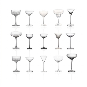 Offre Spéciale – Verres à Cocktail à Long Pied, Gobelets Multi-styles en Cristal pour Margaritas et Martinis, Idéaux pour Bars, Mariages et Fêtes - Product Image 2