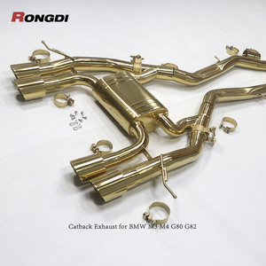 Tubos de <span class=keywords><strong>escape</strong></span> traseros de titanio Valvetronic Cat, silenciador de <span class=keywords><strong>escape</strong></span> y puntas para BMW M3/M4 G8X S58B30A 3,0 T, <span class=keywords><strong>escape</strong></span> trasero Cat - Product Image 3