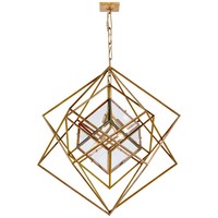 XZ American Modern Unique Design Luxury Home Villa Cocina Colgante Luz Decoración Candelabro dorado para sala de estar Comedor