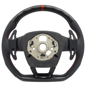 Volant de direction en carbone amélioré pour <span class=keywords><strong>Audi</strong></span> A6 A7 A8 <span class=keywords><strong>Q5</strong></span> A4 B5 B7 A5 8T 8V Q7 - Product Image 3