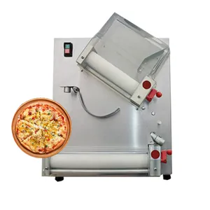 Máquina de prensado de PAN/pizza de acero inoxidable hecha en China diámetro 40CM tienda de horneado máquina para hacer pan máquina laminadora de masa de Pizza