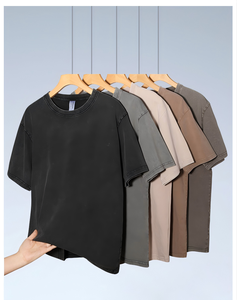 <span class=keywords><strong>T</strong></span>-<span class=keywords><strong>Shirt</strong></span> Vintage Comoda con Lavaggio Acido OEM, 100% Cotone, Logo Personalizzato, Vestibilità Oversize per Uomo e <span class=keywords><strong>Donna</strong></span> - Product Image 4