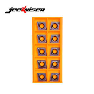 Insertos de hoja de carburo de tungsteno Jeekvisen CCMT120404 MA, herramientas de corte y formación de máquina CNC con herramientas de torneado de alto rendimiento - Product Image 1
