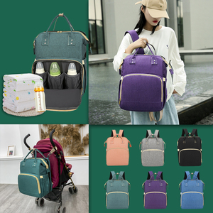 Momie Grande Capacité Sac de <span class=keywords><strong>Poussette</strong></span> Maman Bébé multi-fonction Imperméable À L'eau En Plein Air Voyage Sacs À Couches - Product Image 6