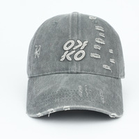 Ajustable 100% Algodón Hecho Polo Sombrero Vintage Lavado Desgastado No construido Papá Sombrero Gorra de béisbol