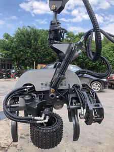 Pelle forestière arracheuse automatique d'arbres entiers machine de découpe machine de découpe fendeur de bois tête de coupe de bûches - Product Image 2