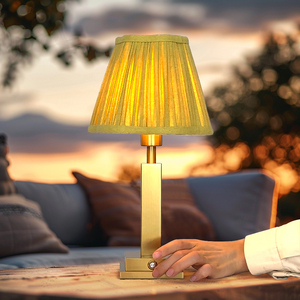 Thiết kế mới cảm ứng Dimmer <span class=keywords><strong>LED</strong></span> pin sạc không dây sạc ánh sáng không dây Nhà hàng Đèn bàn - Product Image 3