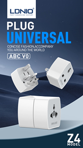 LDNIO Z4 prodotti di vendita caldi <span class=keywords><strong>2022</strong></span> adattatore Multi spina adattatore da viaggio spina adattatore da viaggio universale di alimentazione internazionale - Product Image 5