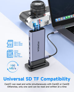 Accesorios para PC 2026, Estación <span class=keywords><strong>de</strong></span> Acoplamiento Vertical 13 en 1 con USB C, <span class=keywords><strong>Adaptador</strong></span> <span class=keywords><strong>HDMI</strong></span> MST 4K60Hz para MacBook - Product Image 3