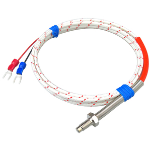 K-type M6M8 Screw <strong>Thermocouple</strong> Fiberglass Sandbag Wire Temperature Sensor Packaging Machinery Anti Bending <strong>Thermocouple</strong> Probe - Product Image 1