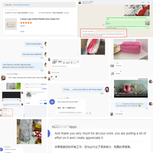 Custom Size Color Logo Printed Nylon Puffer Cosmetic <strong>Makeup</strong> Make up Skincare Beauty Storage <strong>Drawstring</strong> <strong>Bag</strong> - Product Image 6