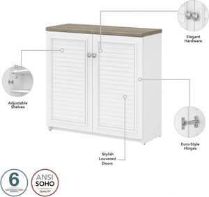 Meuble de décoration avec portes et étagères, <span class=keywords><strong>buffet</strong></span> moderne avec panneau latéral, adapté aux bureaux à domicile - Product Image 5