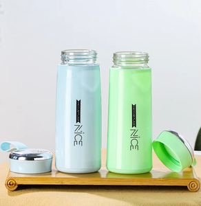 Bouteille d'eau en verre isotherme 400 ml (13 oz) pour le camping, modèle 2026, vente chaude, avec boîte colorée, unisexe - Product Image 5