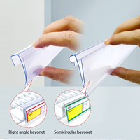 Bande de données Porte-étiquette T Forme Souper Grip Extrusion Promotion Étiquette de prix Étagère Talker Supermarché Magasin Pvc Plastique Personnalisé Pcs