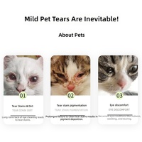 Outil de toilettage à poils doux pour éliminer les taches de larmes et les croûtes oculaires chez les chats et les chiens - Vente en gros
