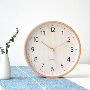 Reloj de Pared Analógico Redondo Carroll de 12 Pulgadas, Silencioso, Funciona con Batería, Decoración para Sala de Estar y Hogar - Product Image 4