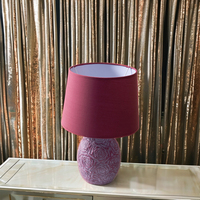 Décoration d'intérieur, lampe de table en céramique européenne moderne, porcelaine, module LED AC E14, style elfe