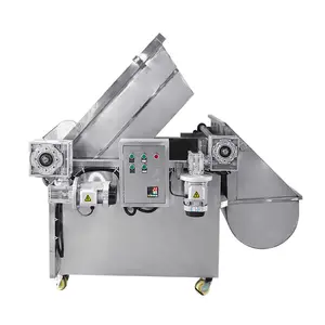 SUS 304 Stainless Steel Automatic Loading & Automatic Discharging Frying Machine Continuous Fryer