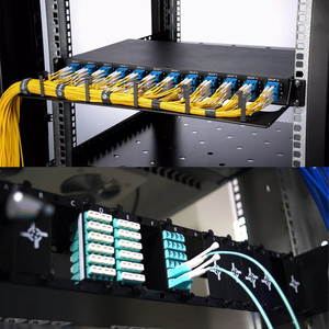 Panneau de brassage fibre <span class=keywords><strong>optique</strong></span> 96/144 ports SC UPC, adaptateur ODF, montage en rack, <span class=keywords><strong>distribution</strong></span> de fibre <span class=keywords><strong>optique</strong></span> pour entreprise - Product Image 4