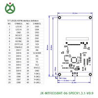 Module d'écran LCD TFT série SPI 3.5 \ "avec écran tactile carte contrôleur de pilote de résolution universelle 320*480