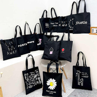 Sac fourre-tout en coton personnalisé, grande capacité, écologique, pour femmes, avec logo imprimé, réutilisable, durable, doublure en coton