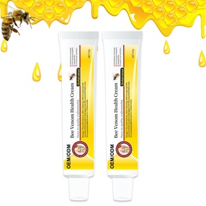 Creme para Alívio da Dor Forte com Veneno de Abelha, Bálsamo Herbal com Ingredientes Naturais - Suprimento de Saúde 20g Certificado ISO//CE - Product Image 6