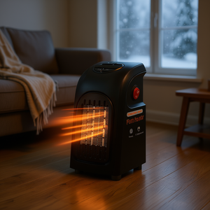 Mini Calefactor Eléctrico Portátil de 1500W con Elemento Calefactor PTC para Uso en Interiores del Hogar, Alcance de hasta 249 Pies - Product Image 2