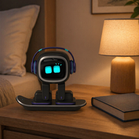 Robot Emocional, Juguete de Escritorio con IA de Voz Interactiva Inteligente, Mascota de Compañía para Niños, Robot Vectorial