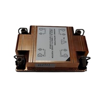 Refroidisseur de processeur de serveur 1U tout en cuivre, dissipateur thermique passif sans ventilateur pour socket de carte mère rectangulaire Intel LGA 4189