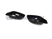 Coque de rétroviseur en fibre de carbone sèche pour BMW G80 M3 (compatible uniquement avec les véhicules conduite à gauche) – Remplacement de la coque de rétroviseur latéral