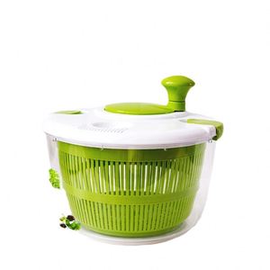 Essoreuse à salade 5L en plastique écologique avec bol et passoire pour légumes, fruits et préparation de salades - Product Image 1