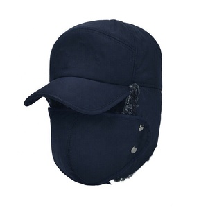 PIHA SPORTS – Bonnet d'hiver aviateur unisexe avec cache-oreilles et protection faciale, idéal pour le ski et les activités de plein air, camouflage, polyester/coton - Product Image 2