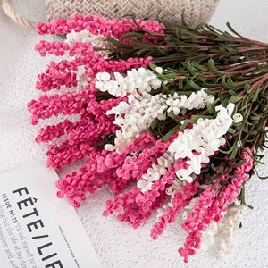 ดอกลาเวนเดอร์โฟมประดิษฐ์ CallaFloral ก้านเดี่ยว สีขาวนม ทำจากพลาสติก สำหรับตกแต่งงานแต่งงาน ตกแต่งบ้าน ขายส่งข้ามพรมแดน - Product Image 2