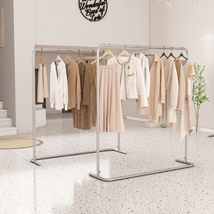 Kainiceメタルクロームステンレス鋼リフト床から天井までのショップ備品小売店の洋服ディスプレイラック用棚 - Product Image 3