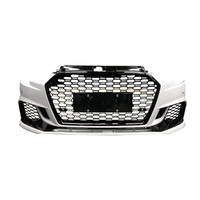 Kit carrosserie style RS3 avec calandre en maille pour pare-chocs avant Audi A3 S3 8V.5 2017-2019 Sportback, Hatchback, Berline