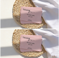 Cartes de remerciement personnalisées à couverture rigide avec reliure parfaite, papier couché et carton duplex, texte et logo personnalisés pour événements professionnels
