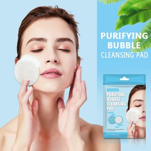 OEM ODM Tampons exfoliants au <span class=keywords><strong>coton</strong></span> à l'acide glycolique pour nettoyage en profondeur, démaquillants et tampons zéro pores - Product Image 2