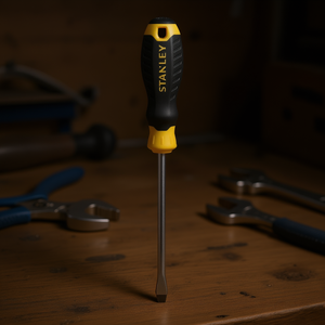 Destornillador Stanley de 6 pulgadas con mango acolchado de cabeza plana - Product Image 3